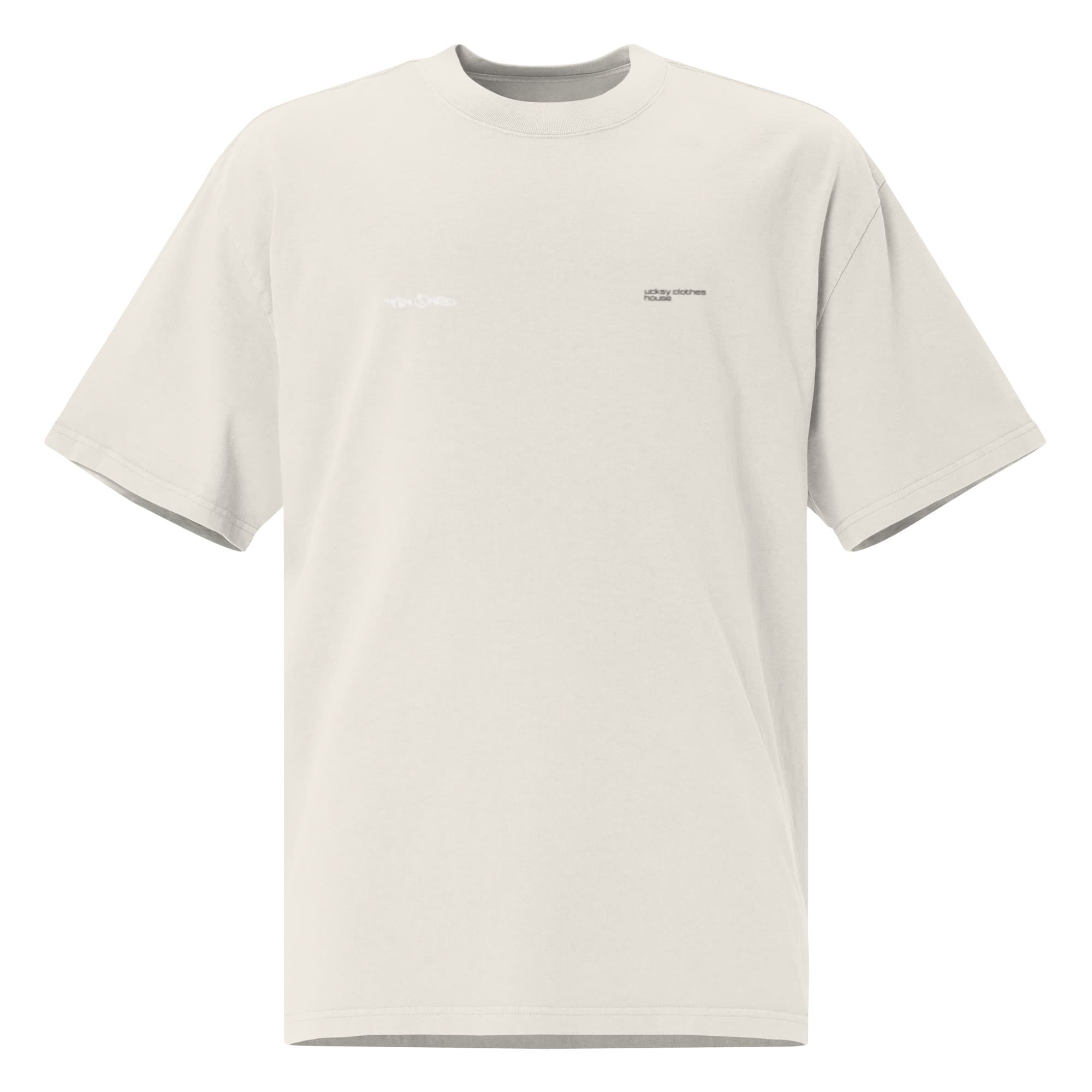 Oversized faded t-shirt - Cosmic Jackrabbit - kin one