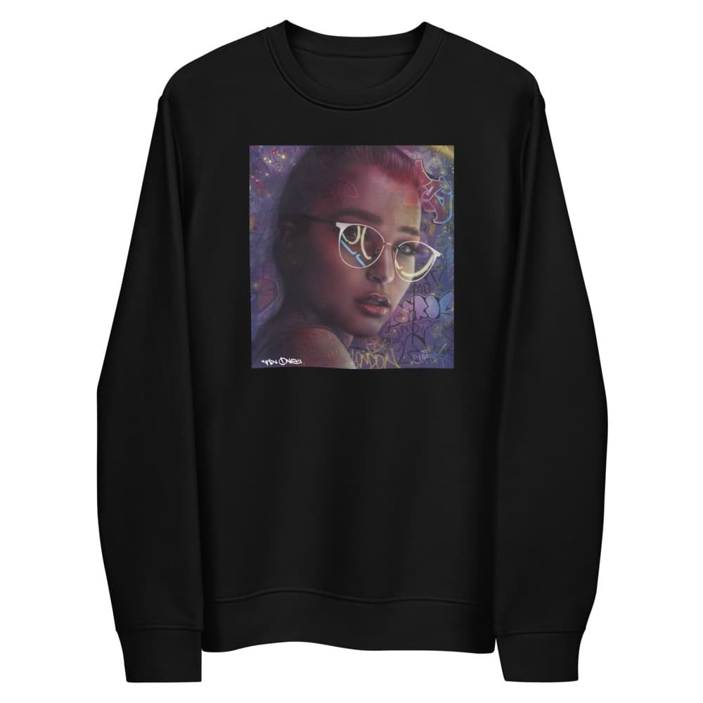 kin1 - Girl with Glasses Sweatshirt