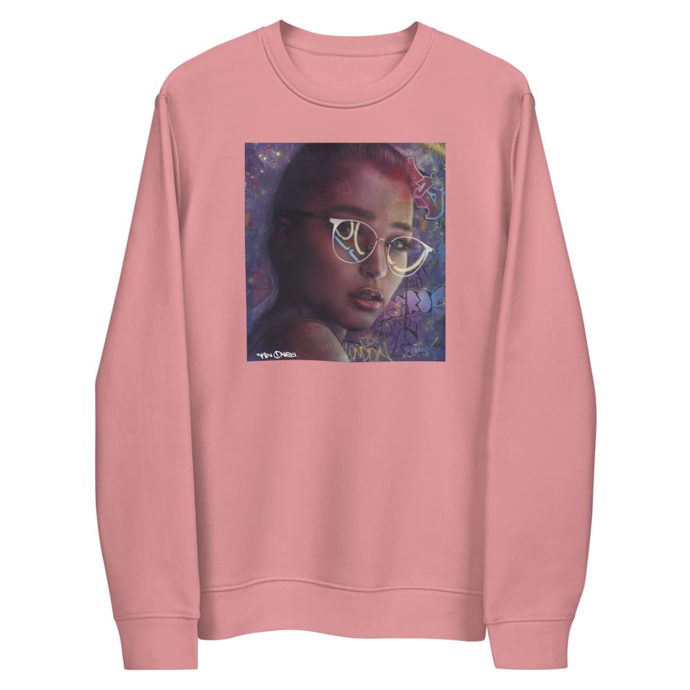kin1 - Girl with Glasses Sweatshirt