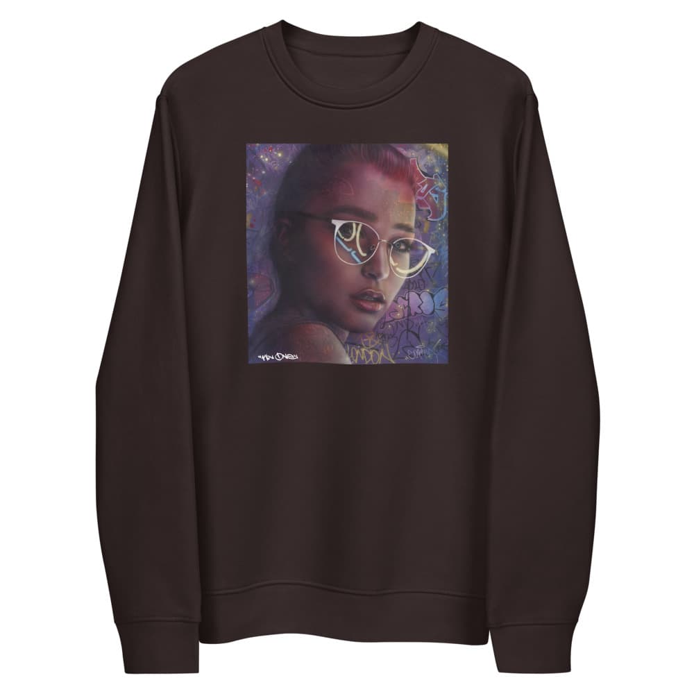 kin1 - Girl with Glasses Sweatshirt