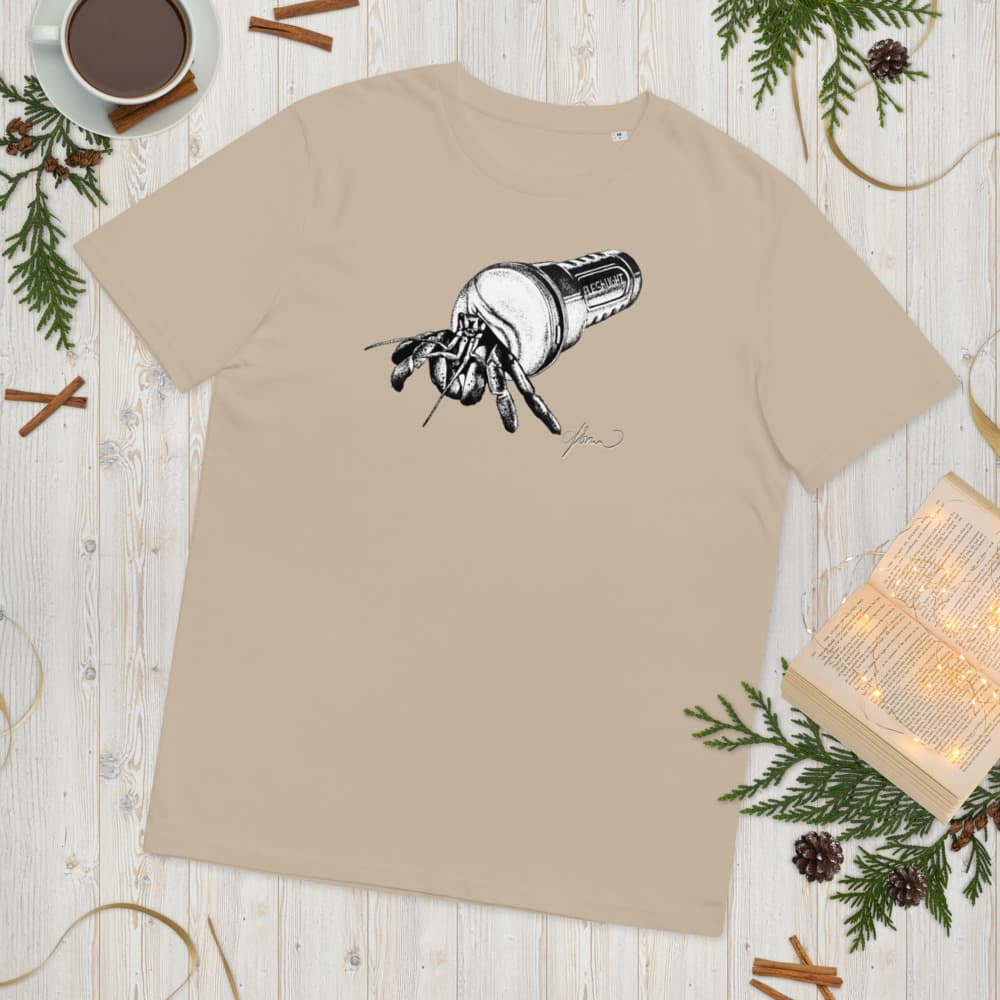 Dean SM Wright - Flesh Light Hermit Crab T-Shirt