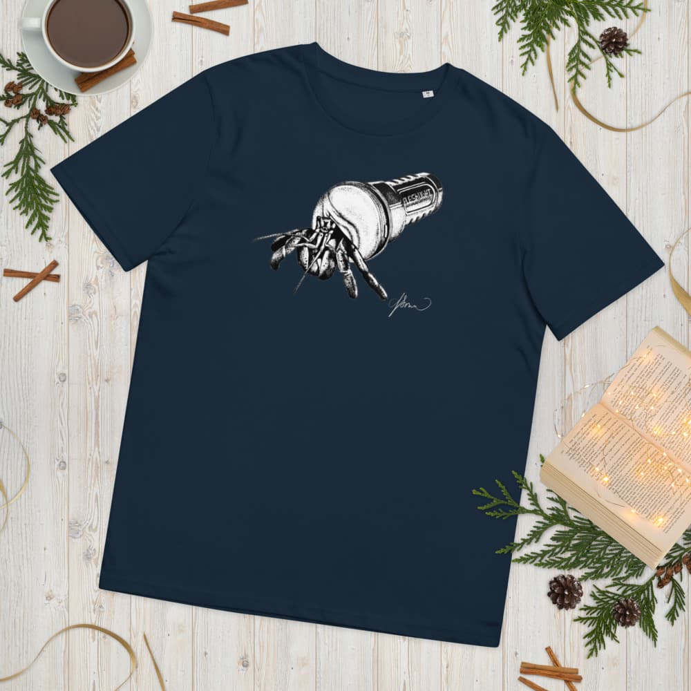 Dean SM Wright - Flesh Light Hermit Crab T-Shirt