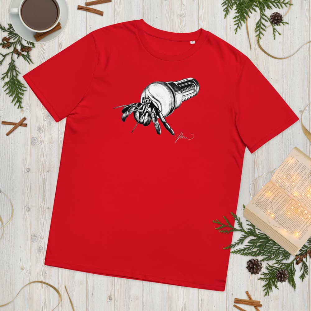 Dean SM Wright - Flesh Light Hermit Crab T-Shirt