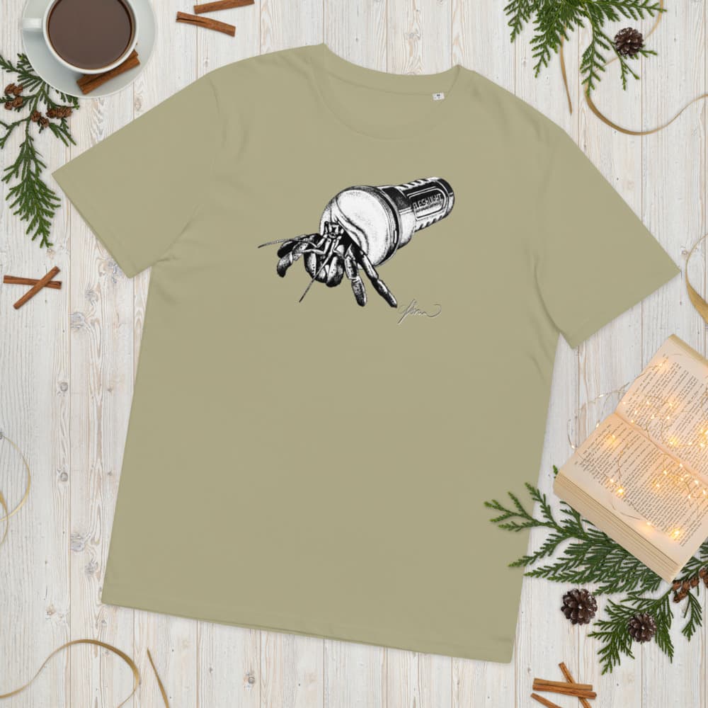 Dean SM Wright - Flesh Light Hermit Crab T-Shirt